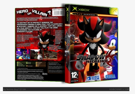 Shadow The Hedgehog Box Art Cover, HD Png Download, Free Download
