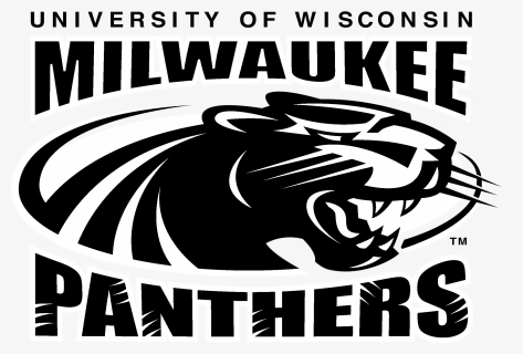 Wisconsin Milwaukee Panthers Logo Black And White, HD Png Download, Free Download