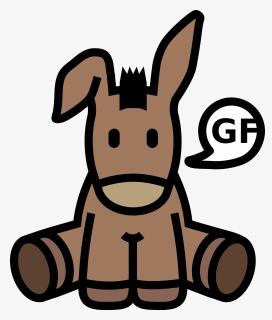Iconified Donkey Clip Arts, HD Png Download, Free Download