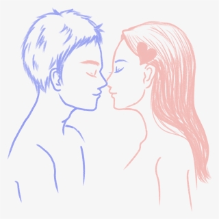 Hand Drawn Character Valentine Couple Png And Psd, Transparent Png, Free Download