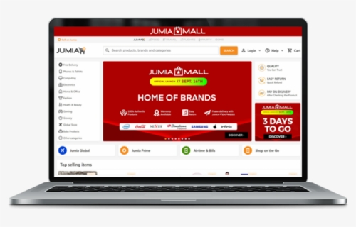 Jumia Mall Screen, HD Png Download, Free Download