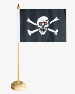 Pirate With Red Eyes Table Flag, HD Png Download, Free Download