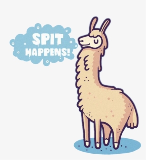 Funny Llama Illustration Clipart , Png Download, Transparent Png, Free Download