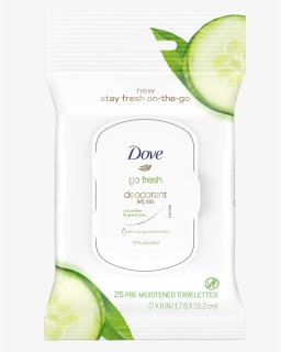 Dove Deodorant Wipes Cucumber & Green Tea 25 Ct, HD Png Download, Free Download