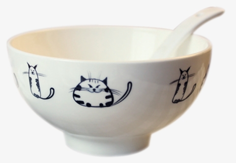Cat Bowl Png, Transparent Png, Free Download