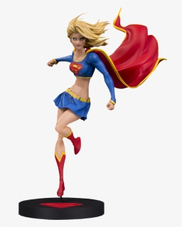 Dc Comics Statue Supergirl, HD Png Download, Free Download