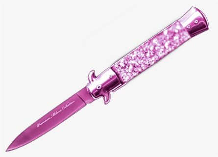 #pink #knife #goth #png #transparent #tumblr #sparkle, Png Download, Free Download