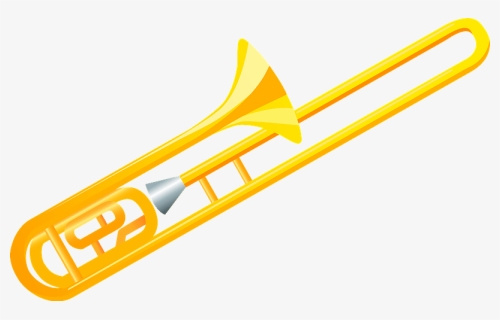 Trombone Musical Instrument Clipart, HD Png Download, Free Download