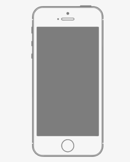 Smartphone Mobile Frame Material Feature Phone Vector, HD Png Download, Free Download