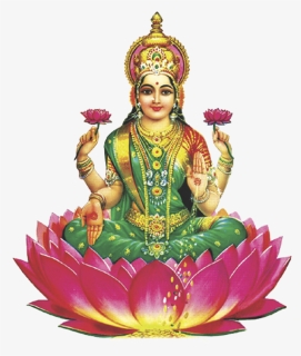 Transparent Lakshmi Ganesha Durga Religion Flower For, HD Png Download, Free Download