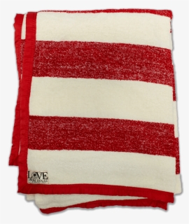 Red & White Stripe Throw Blanket, HD Png Download, Free Download
