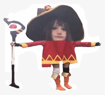Megumin Cosplay T Pose , Png Download, Transparent Png, Free Download