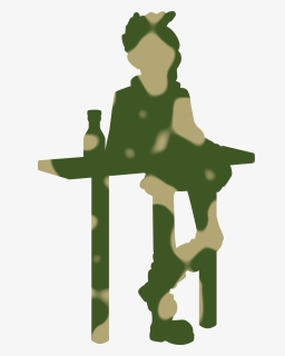 Punk Khaki Coloured Silhouette Clip Arts, HD Png Download, Free Download