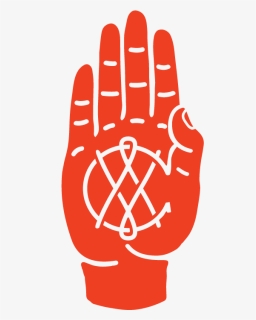 Red Hand With Transparent Square Border, HD Png Download, Free Download