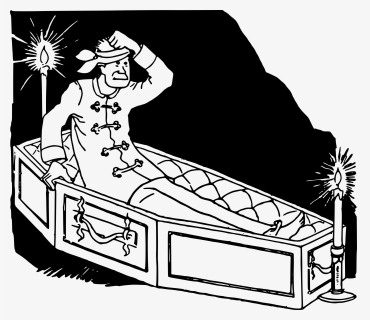 Waking In A Coffin Clip Arts, HD Png Download, Free Download