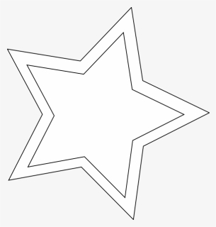 Star Clip Art A Star Outline Clipart, HD Png Download, Free Download