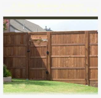 Ecofence Panels Pre Stained Wood Fence Panels A Green, HD Png Download, Free Download