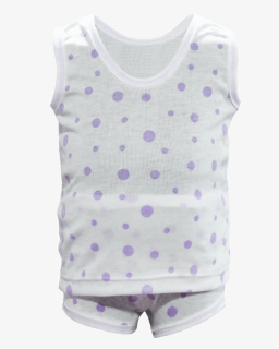 Velona Absorbent Polka Dotted Baby Suit, HD Png Download, Free Download