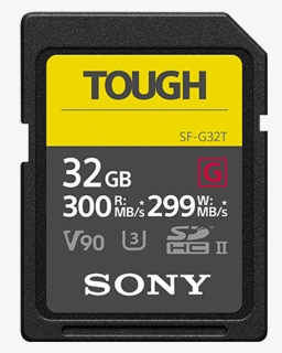 32gb Sf G Tough Series Uhs Ii Sd Memory Card, , Product, HD Png Download, Free Download