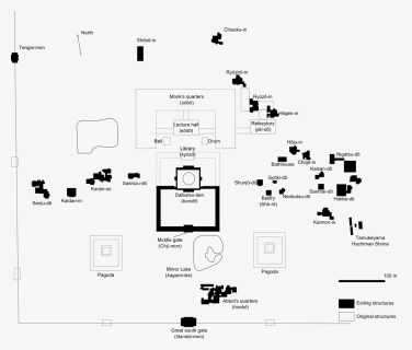 Plan Of Todaiji, HD Png Download, Free Download