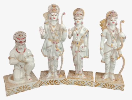Ram Darbar Murti Rama Sita Lakshman Hanuman White Colour, HD Png Download, Free Download