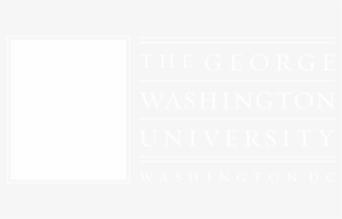 The George Washington University Logo Black And White, HD Png Download, Free Download
