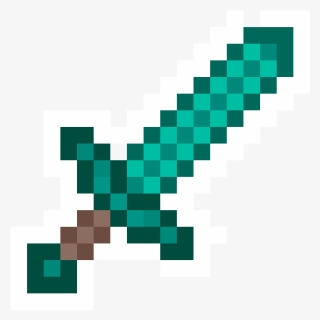 Diamond Sword Minecraft Png Clipart , Png Download, Transparent Png, Free Download