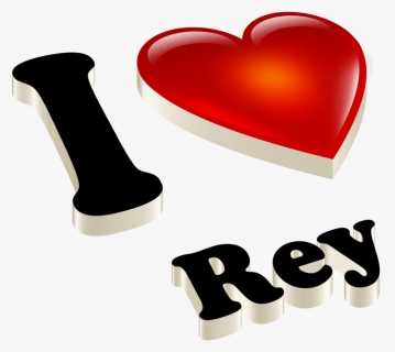 Rey Heart Name Transparent Png, Png Download, Free Download