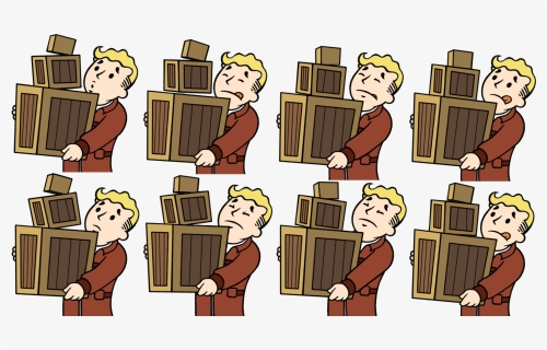 Fallout Shelter Vault Boy Animations , Png Download, Transparent Png, Free Download