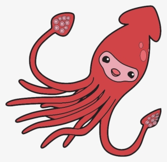 Squid Clip Art Free Clipart Images, HD Png Download, Free Download