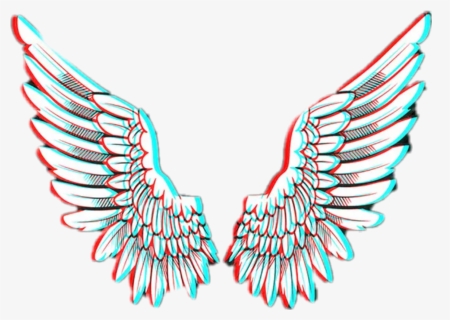 #freetoedit #angel #wings #glitch, HD Png Download, Free Download