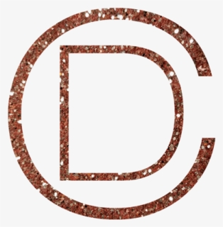 Dc Logo Rose Gold Sparkle, HD Png Download, Free Download