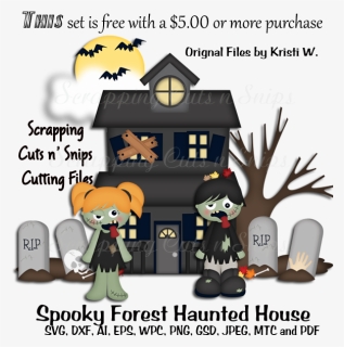 Forest Svg Spooky, HD Png Download, Free Download