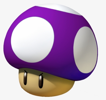 Purple Mario Mushroom, HD Png Download, Free Download