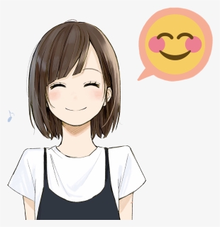 Anime Animetyan Tyan Cute Kawaii Ftestickers Emoji, HD Png Download, Free Download