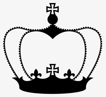 Ornamental Crown Silhouette, HD Png Download, Free Download