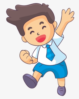 Laughing Schoolboy Clipart, HD Png Download, Free Download