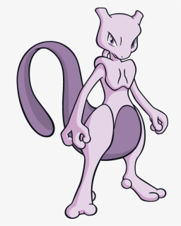 Mewtwo Pokemon Character Vector Art, HD Png Download, Free Download
