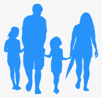 Family Silhouette Png, Transparent Png, Free Download