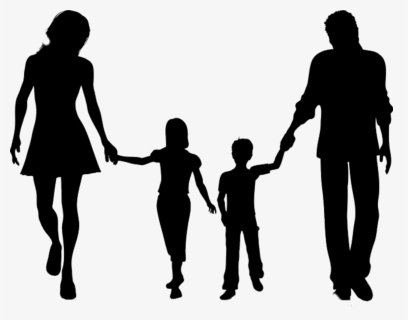 #family#silhouette, HD Png Download, Free Download