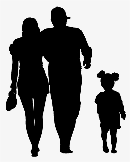 Family Silhouette Png, Transparent Png, Free Download