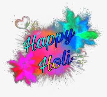 Wish Everyone @picsart A Happy Holi Festival 💛🧡❤️♥️💚💙💜 - Picsart Happy Holi Png, Transparent Png, Free Download