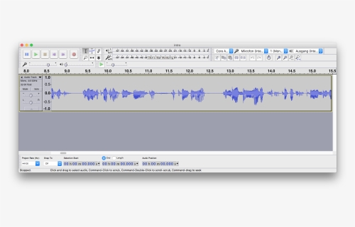 Opening An Audio File In Audacity, HD Png Download, Free Download