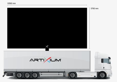 Led Screen Truck Transparent, HD Png Download, Free Download