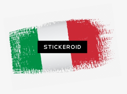 Italian Flag Brush Effect - Flag, HD Png Download, Free Download