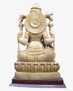 Veena Ganapathy Back - Statue, HD Png Download, Free Download