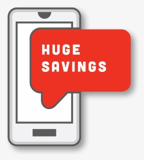 Coupon Red Png - Mobile Phone, Transparent Png, Free Download