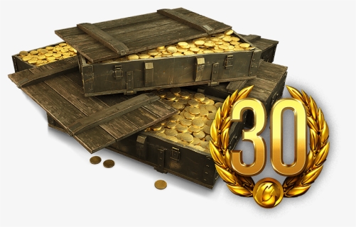 Golden Crate Png Clipart , Png Download - World Of Tanks Gold Transparent, Png Download, Free Download
