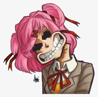 Evil Natsuki , Png Download - Comi De Doki Doki, Transparent Png, Free Download