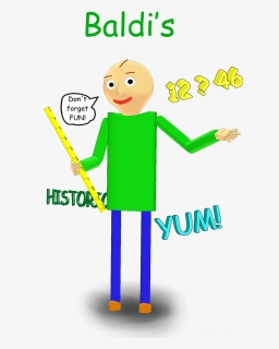 Dress Like Baldi - Model Baldi Mmd, HD Png Download, Free Download